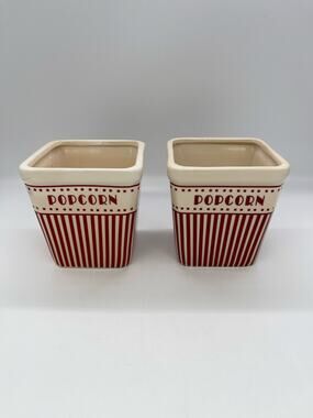 2 MSRF Inc Ceramic Popcorn Buckets